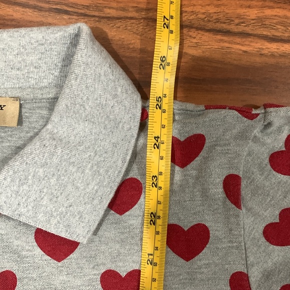 Burberry Heart Print Short Sleeve Polo - Women’s Size XXL - Picture 12 of 14